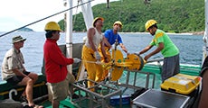 Geology field work -marine